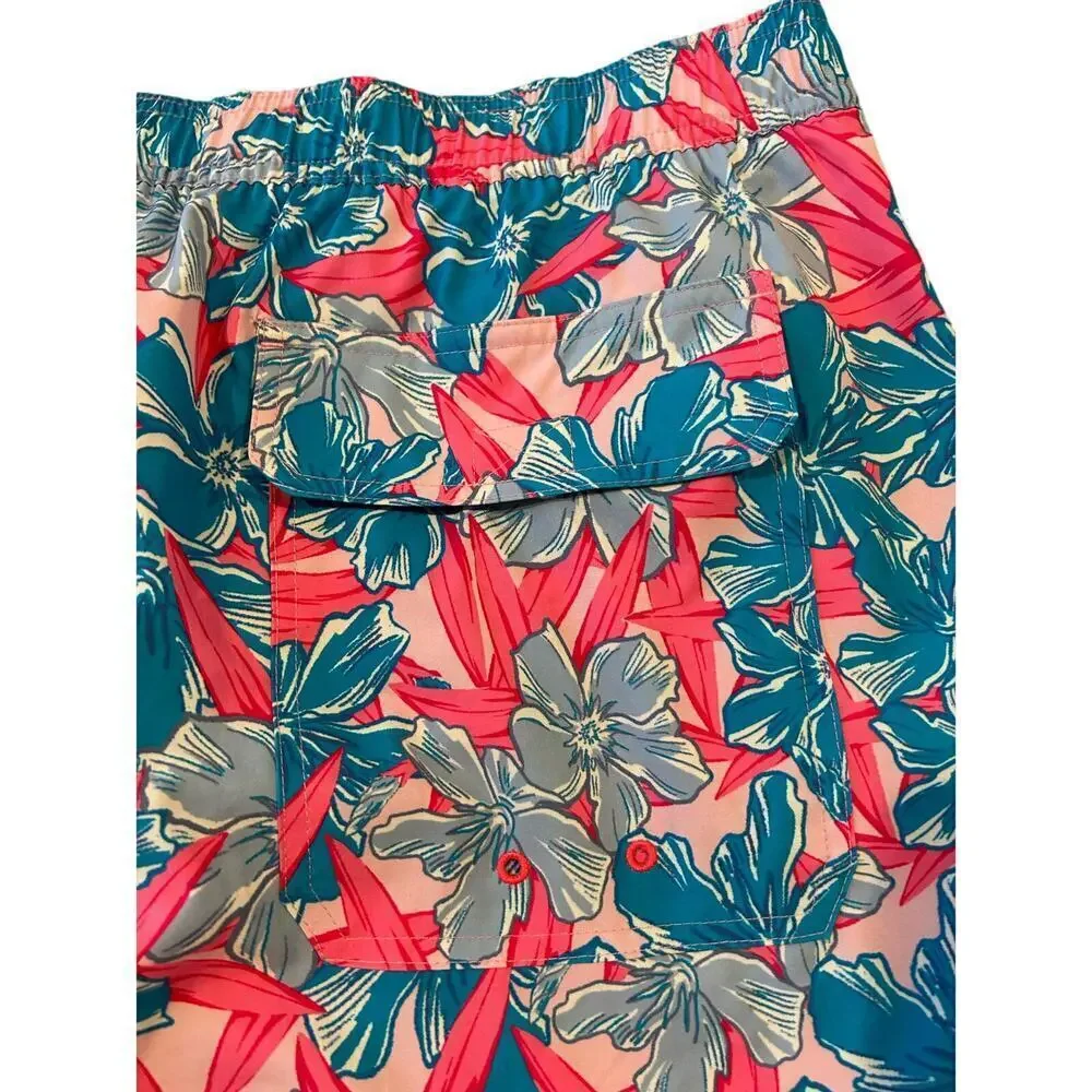 Vineyard Vines Men’s Chappy Print Swim Trunks Size 2XB Beach Cruise